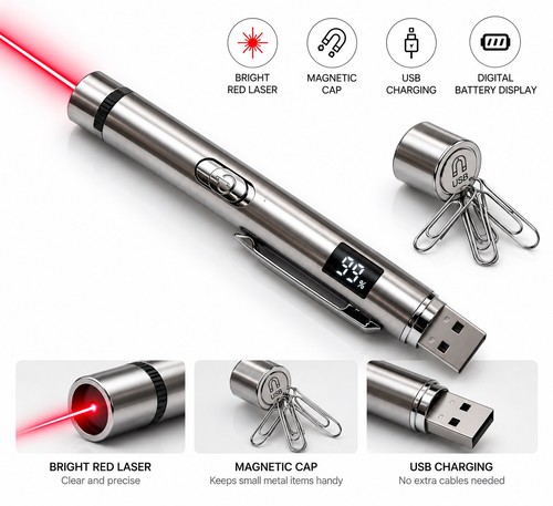 Roter laserpointer usb - laserpointer,