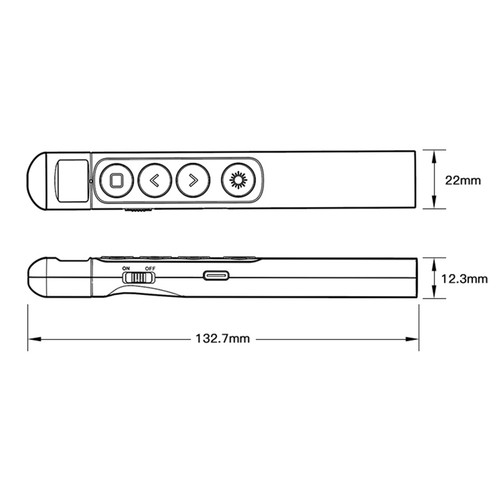 Laserpointer funk mit - laserpointer, 2.4g