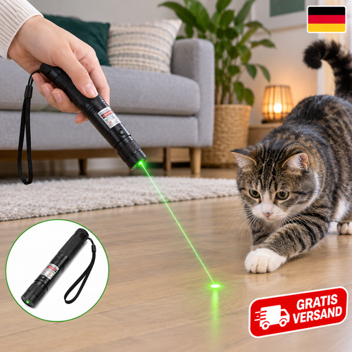Grüner laserpointer led - grüner,