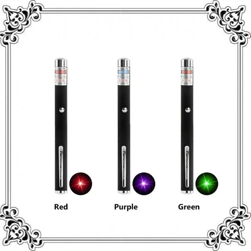 Red laser pointer - visible, dot