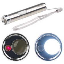 PEARL 2in1-LED-Taschenlampe &