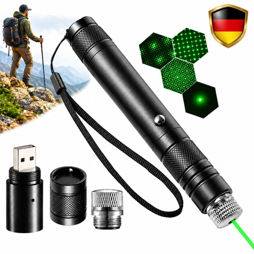 Wiederaufladbar laserpointer - wiederaufladbar,