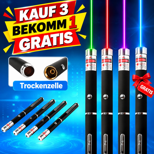 Laserpointer rot bis - 1000, m